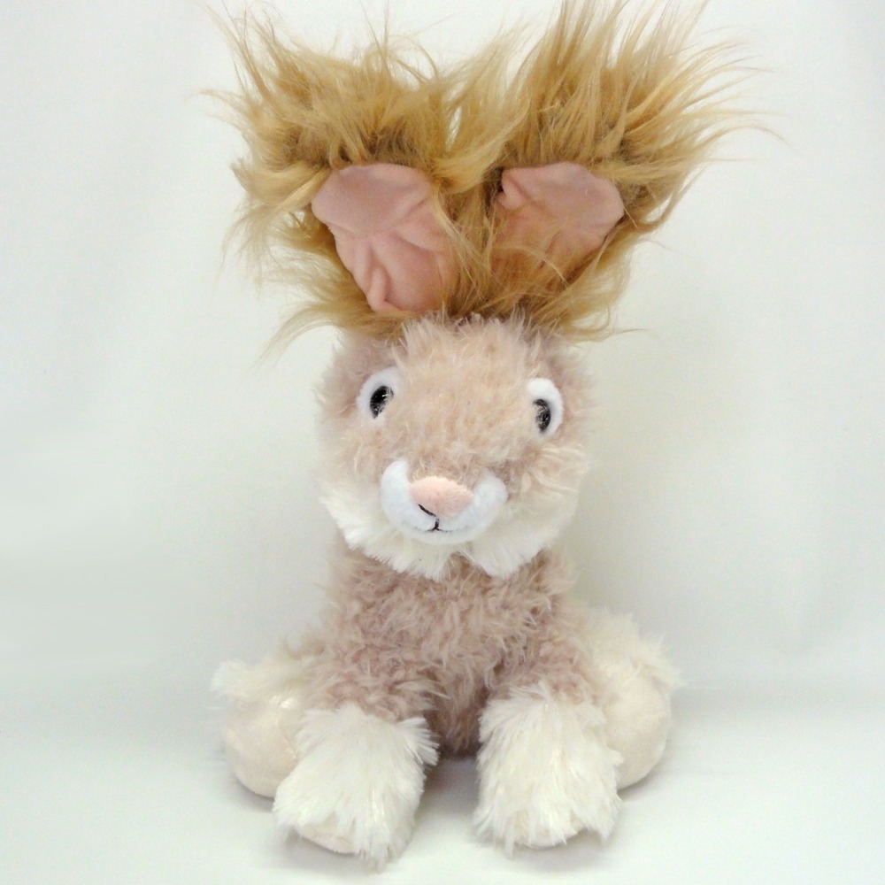 MTY International Bunny Rabbit Plush Wild Hare Undercoat Stuffed Animal 15 Inch